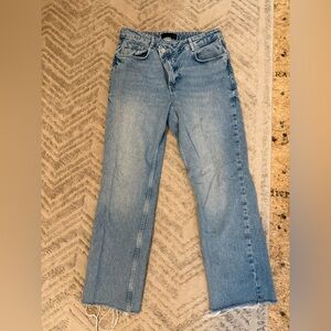 Zara Light Blue Flare Women's Jeans